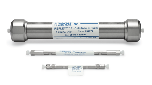Chiral HPLC SFC C-Cellulose B chiral stationary phases by Regis Technologies