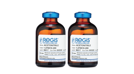 Image of pharmaceutical vile by Regis Technologies: Derivatizing Reagents - Chiral Derivatization Reagents: : Acentonile