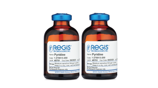 Image of pharmaceutical vile by Regis Technologies: Derivatizing Reagents - Chiral Derivatization Reagents: Pyridine