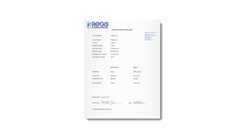 Regis technologies resources